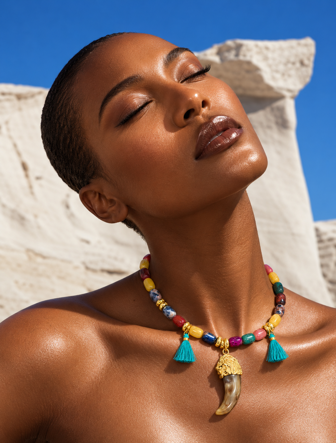 Gypsy Soul Tusk Necklace