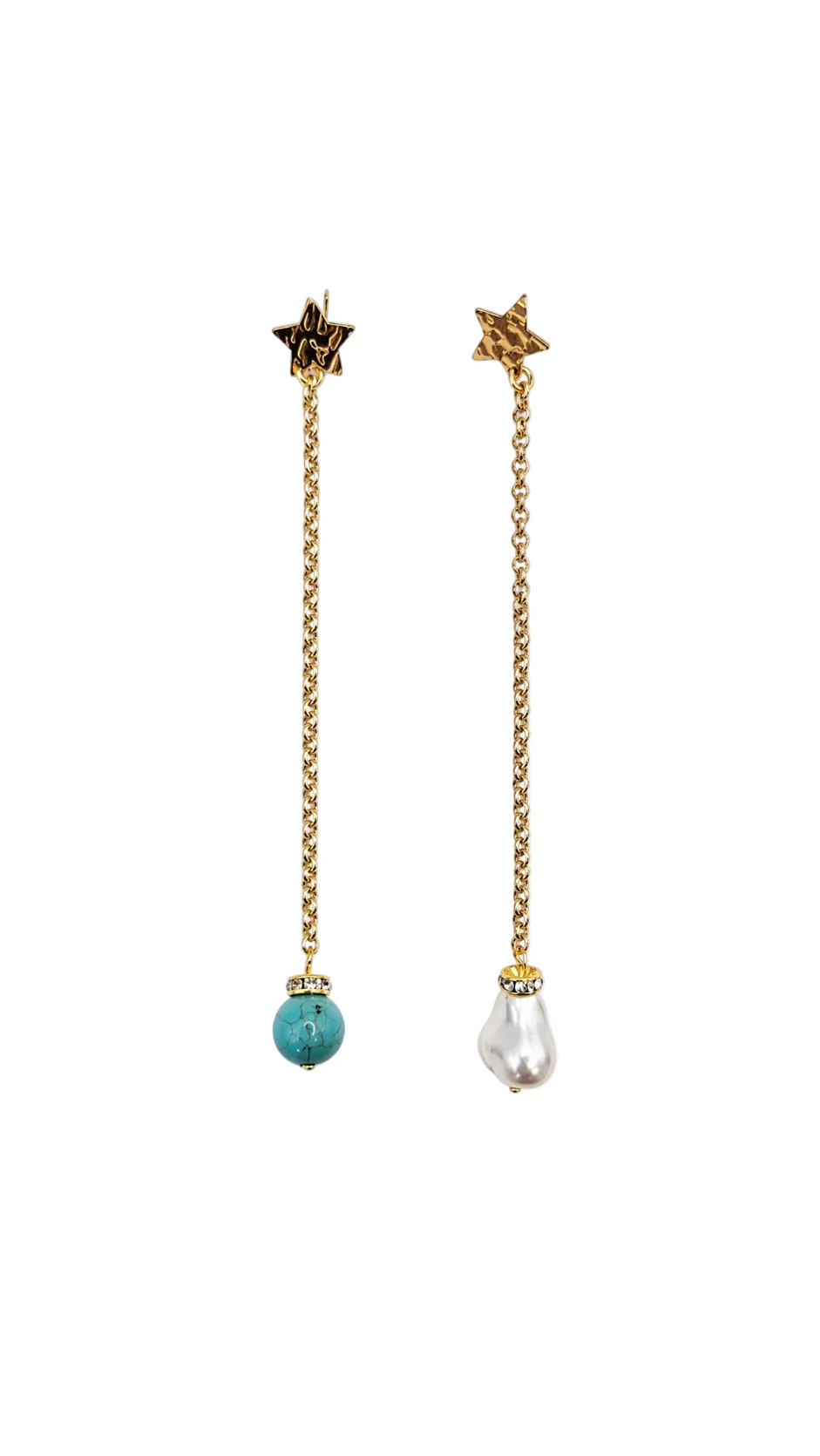 Stella Mare Chain Earrings