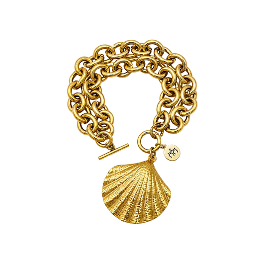 Siren Shell Charm Bracelet