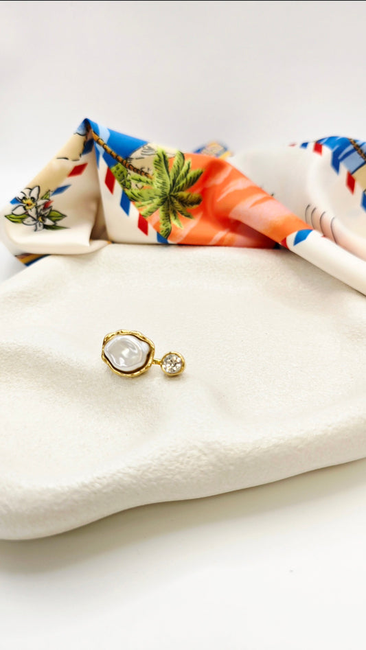 Bianca Crystal Duo Ring