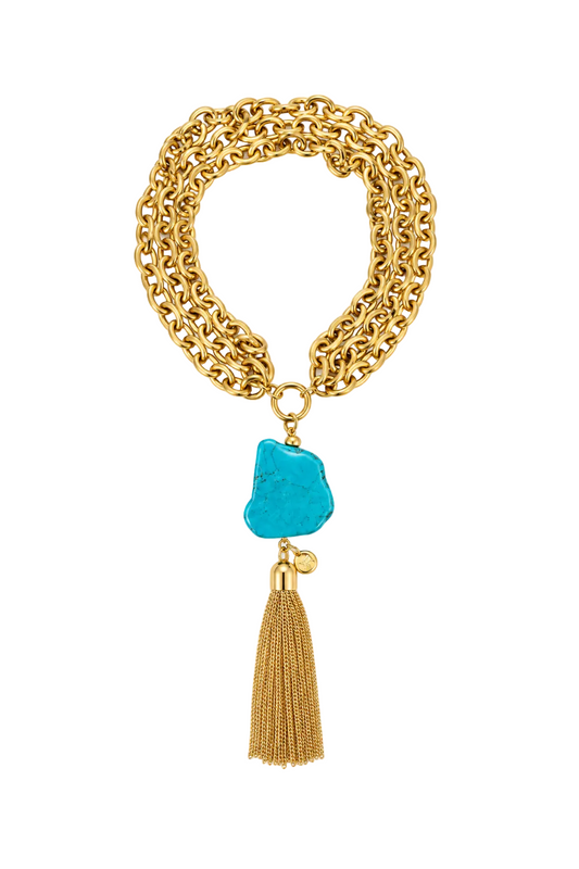 Riviera Boheme Turquoise Necklace
