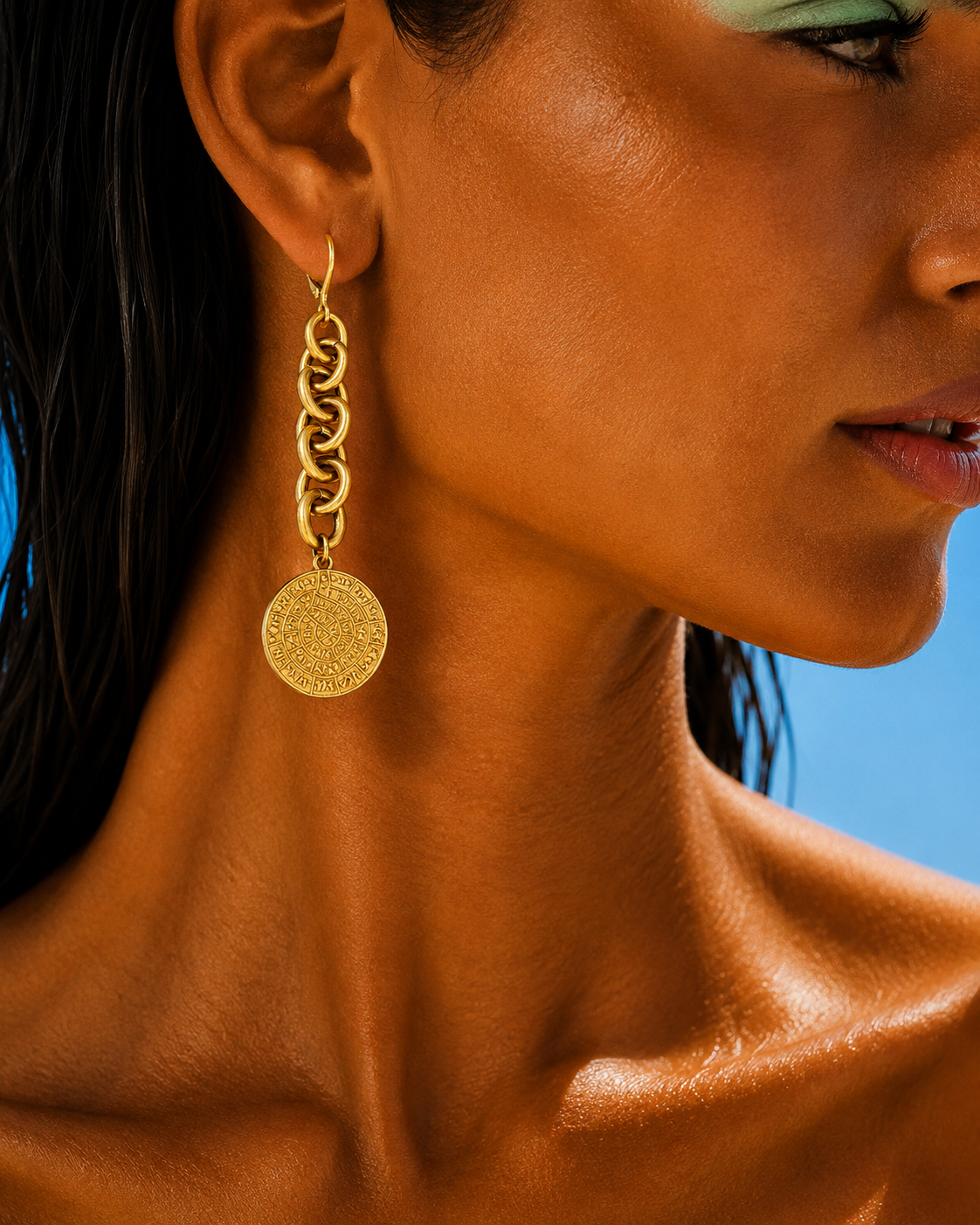 Capri Medallion Earrings