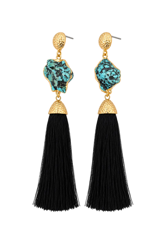Boheme After Dark Tassel Earrings