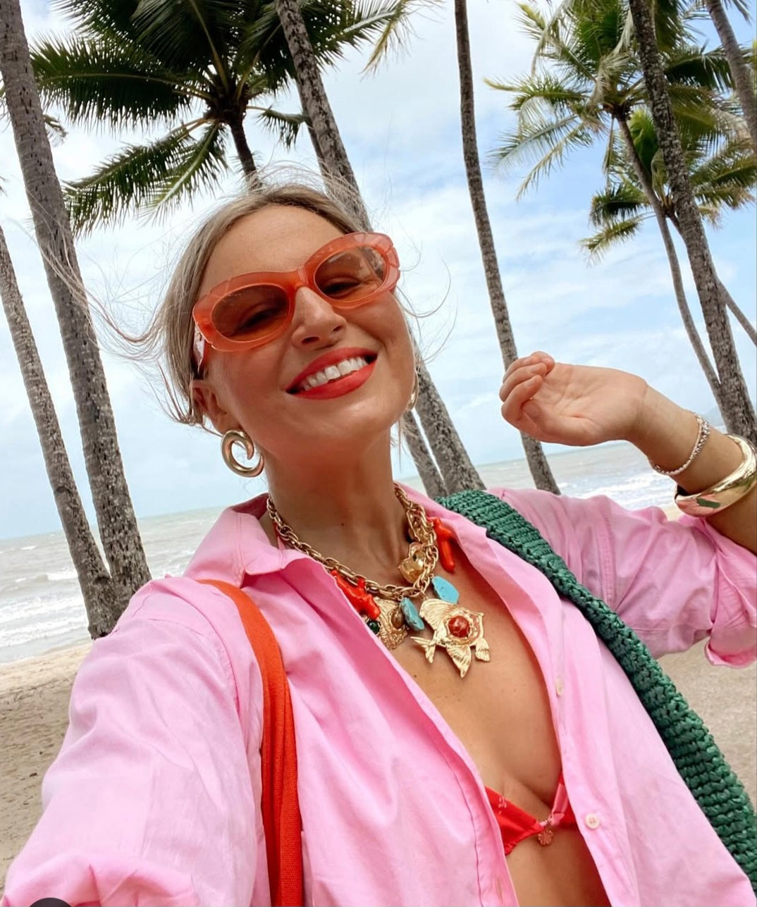 Capri Reef Charm Necklace