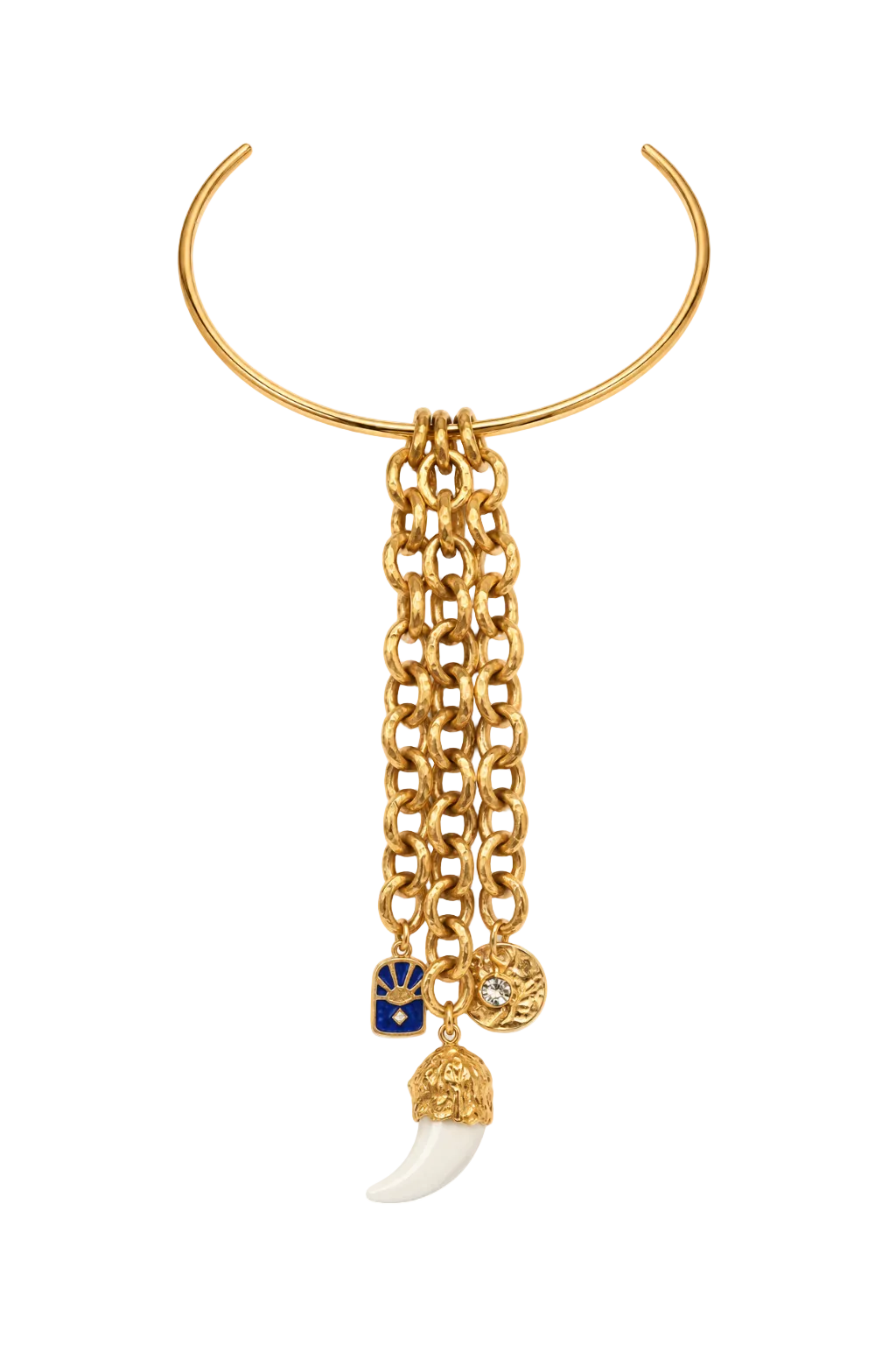 Sloanne Cuff Gold Necklace