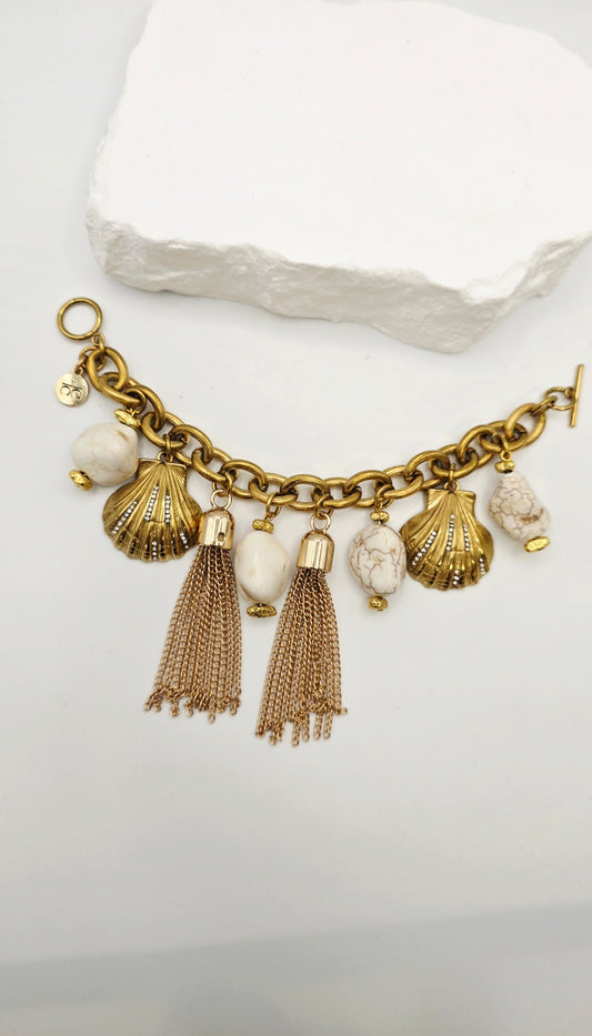 Bianca Shell Charm Bracelet