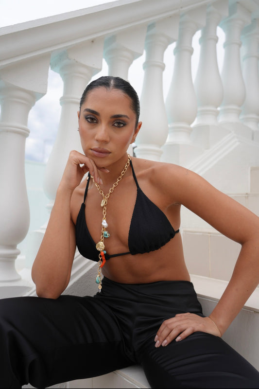 Riviera Talisman Long Charm Necklace