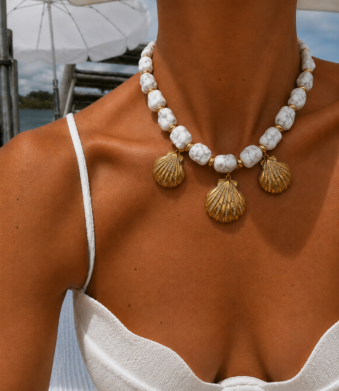 Bianca Shell Necklace