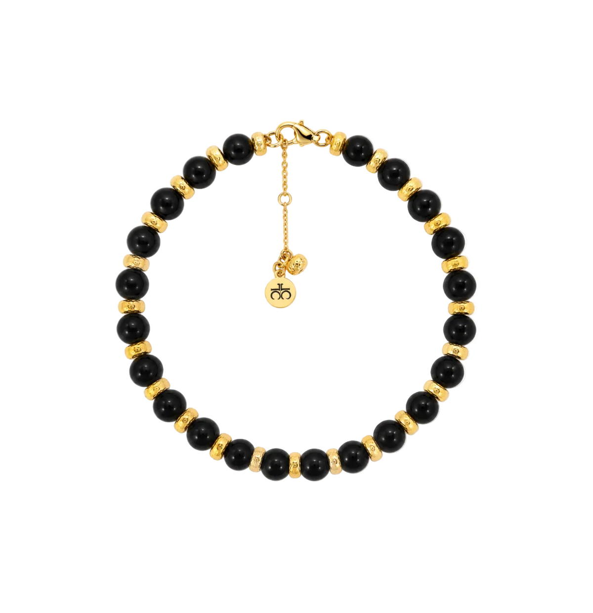 Cruz Charm Choker Necklace Black