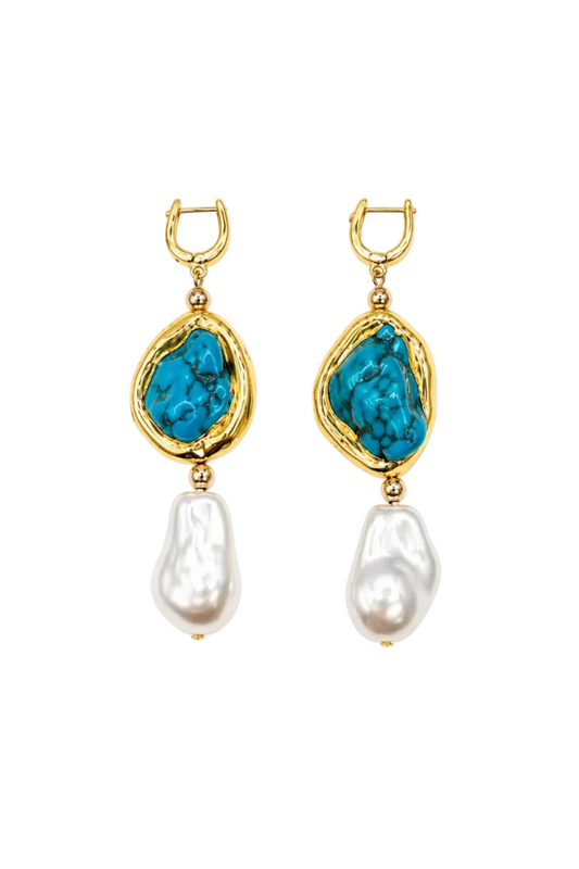 Amalfi Turquoise Drop Earring