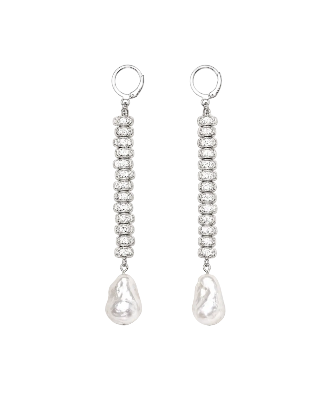 Amalfi Pearl Duster Silver Earrings