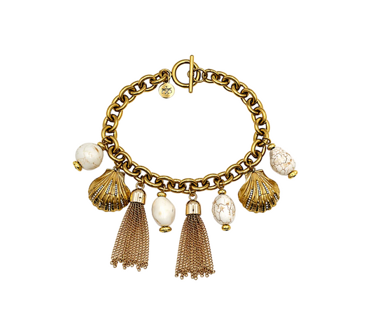 Bianca Shell Charm Bracelet
