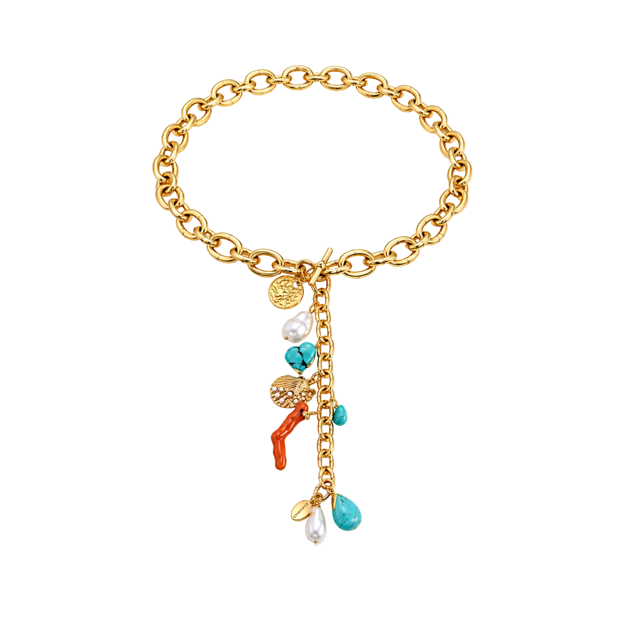 Riviera Talisman Long Charm Necklace