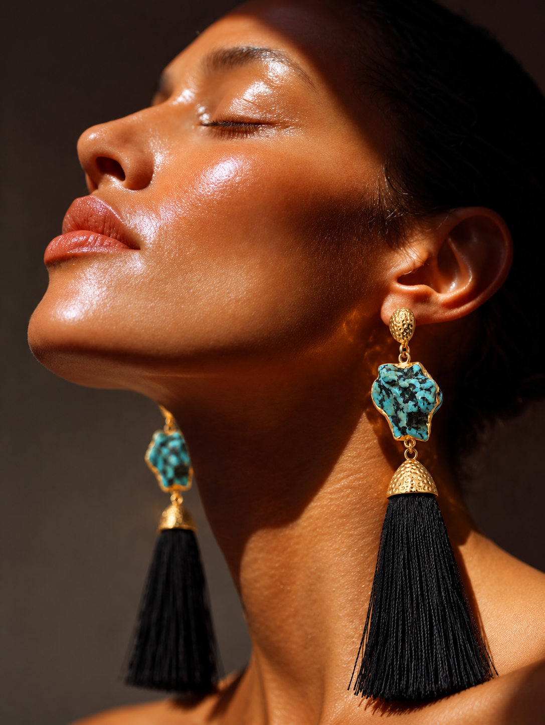 Boheme After Dark Tassel Earrings