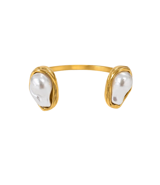 Bianca Pearl Cuff Bracelet