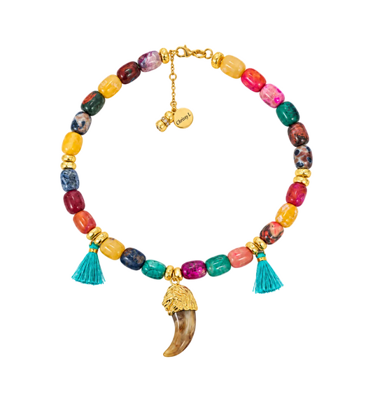 Gypsy Soul Tusk Necklace