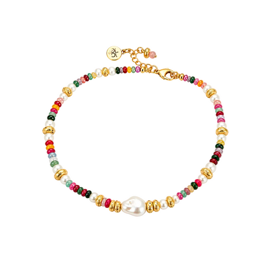 Portofino Confetti Mixer Micro Necklace