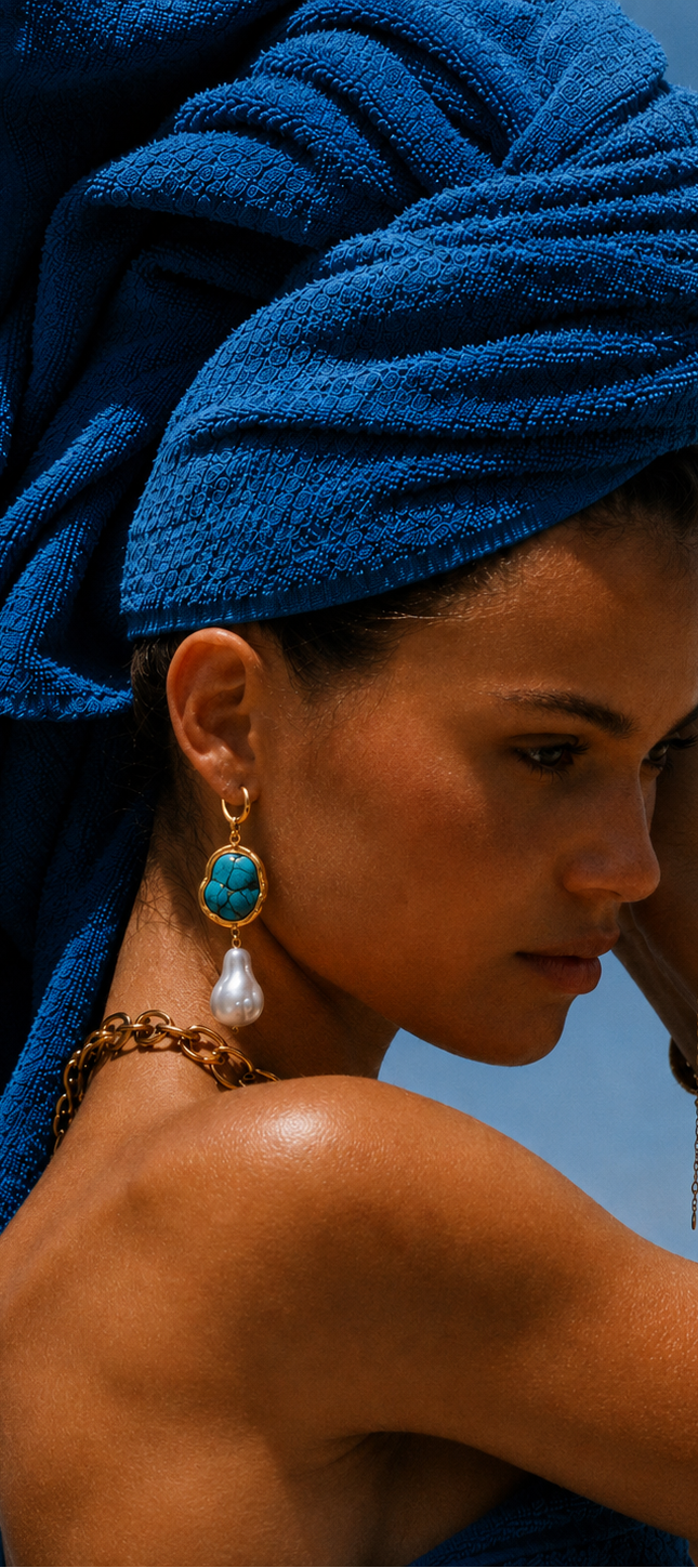Amalfi Turquoise Drop Earring