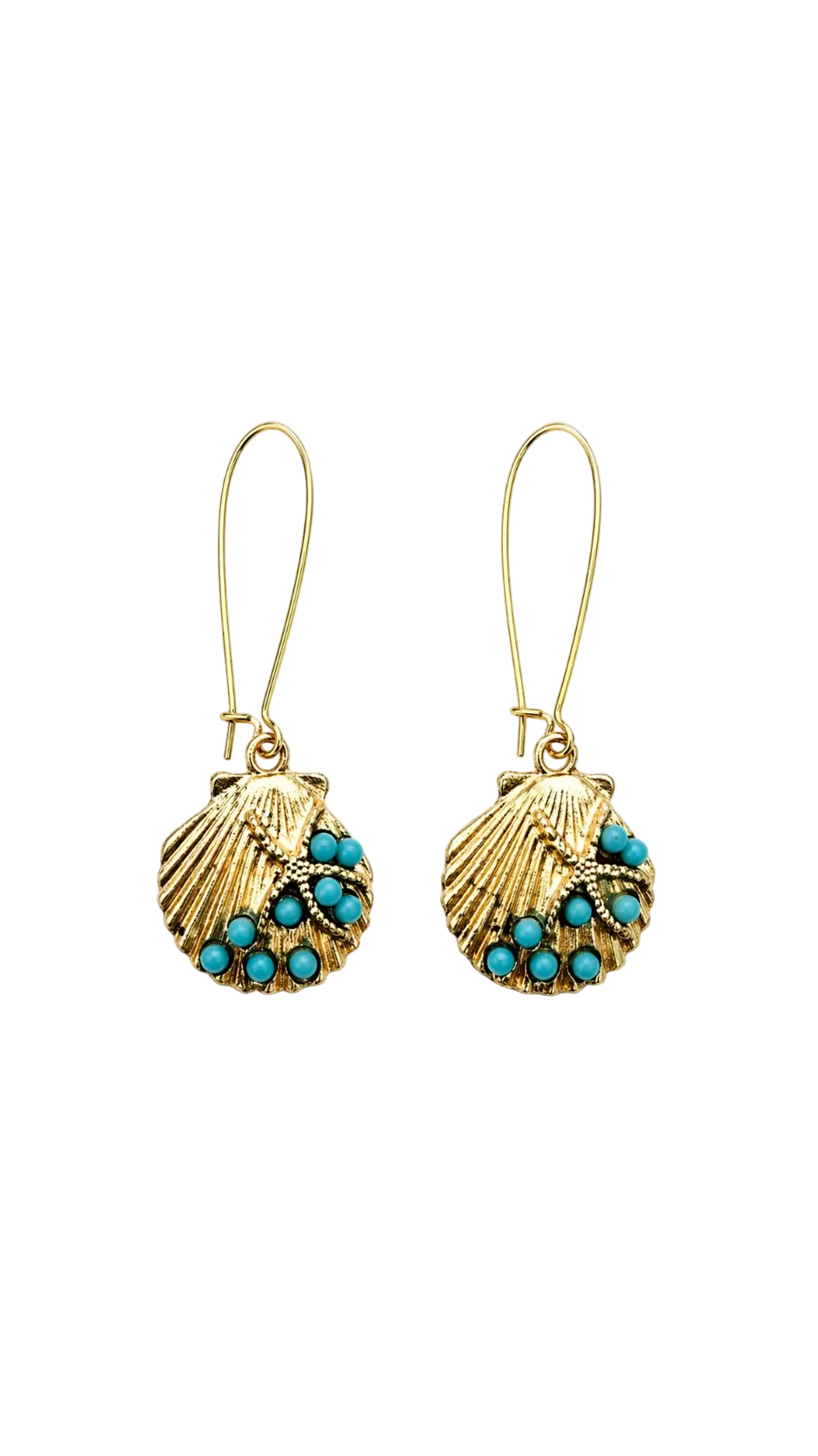 Amalfi Shell Drop Earings