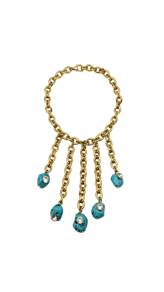 Azzura Cascade  Talisman Necklace