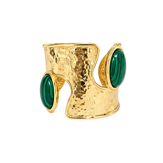 Boheme Emerald Cuff Bangle