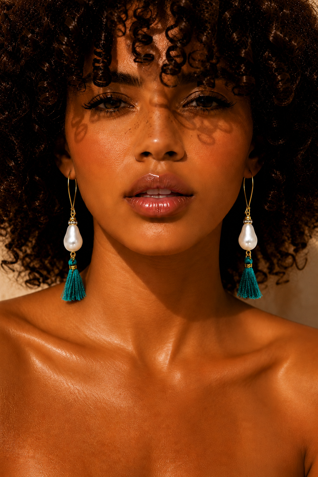 Lumiere Pearl Tassle Earrings