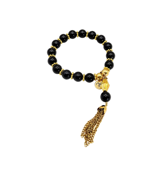 Cruz Charm Bracelet Jet