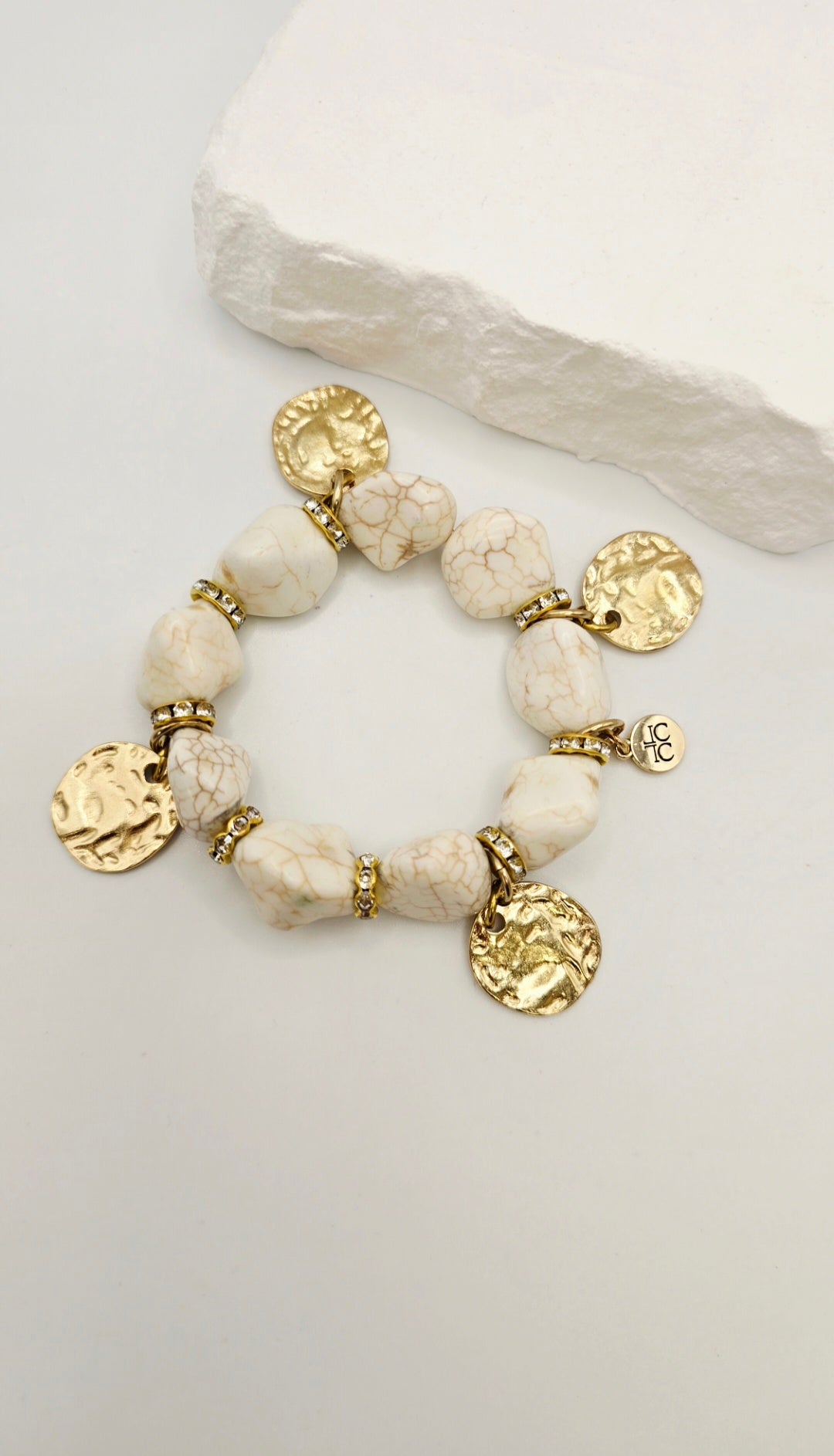 Capri Bianca Coin Bracelet