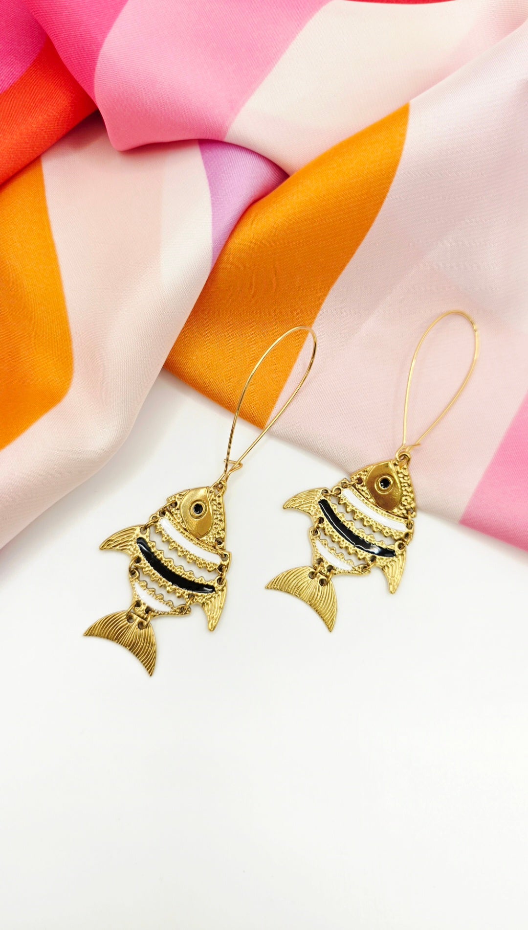 Lucky Goldfish Drop Earrings