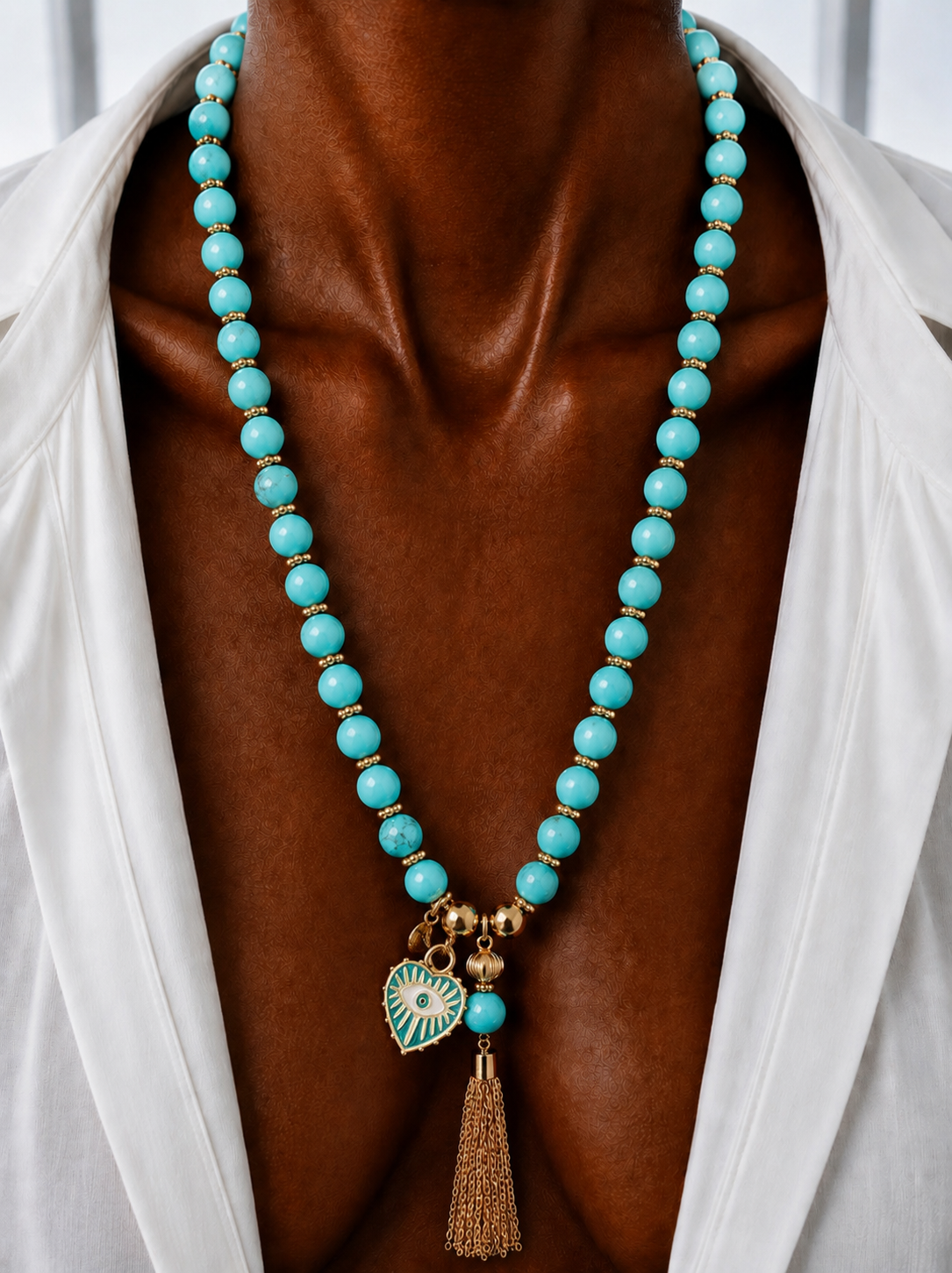 Cruz Charm Necklace Protection