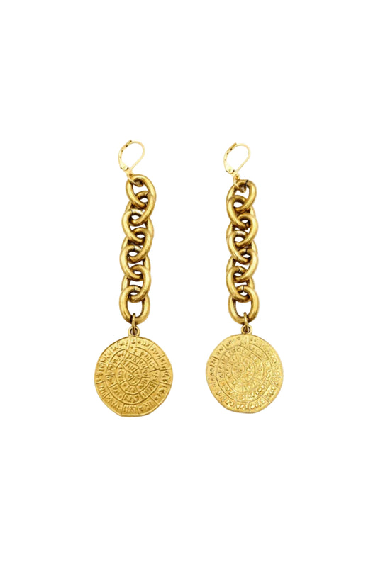 Capri Medallion Earrings