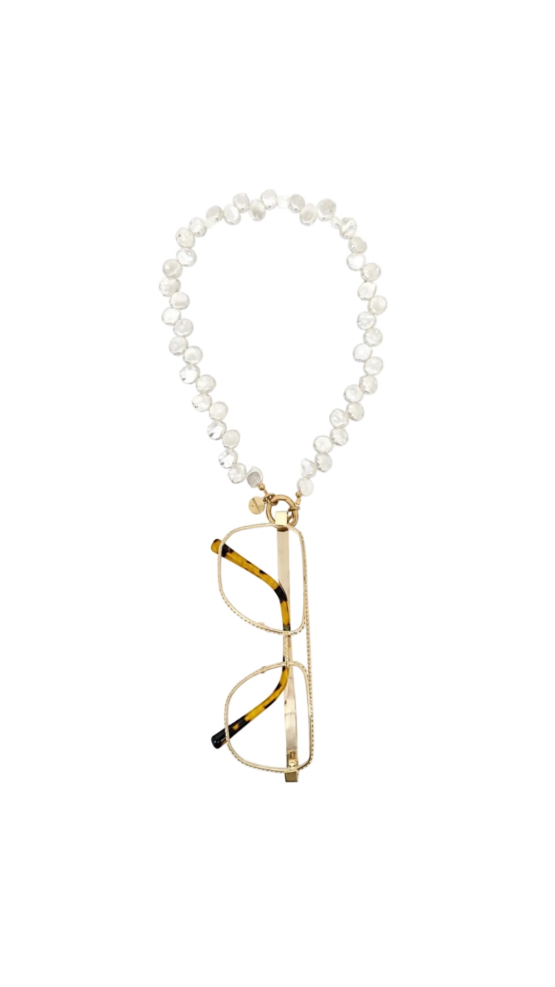 The Disco Pearl Glasses Holder Necklace