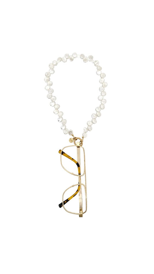 The Disco Pearl Glasses Holder Necklace