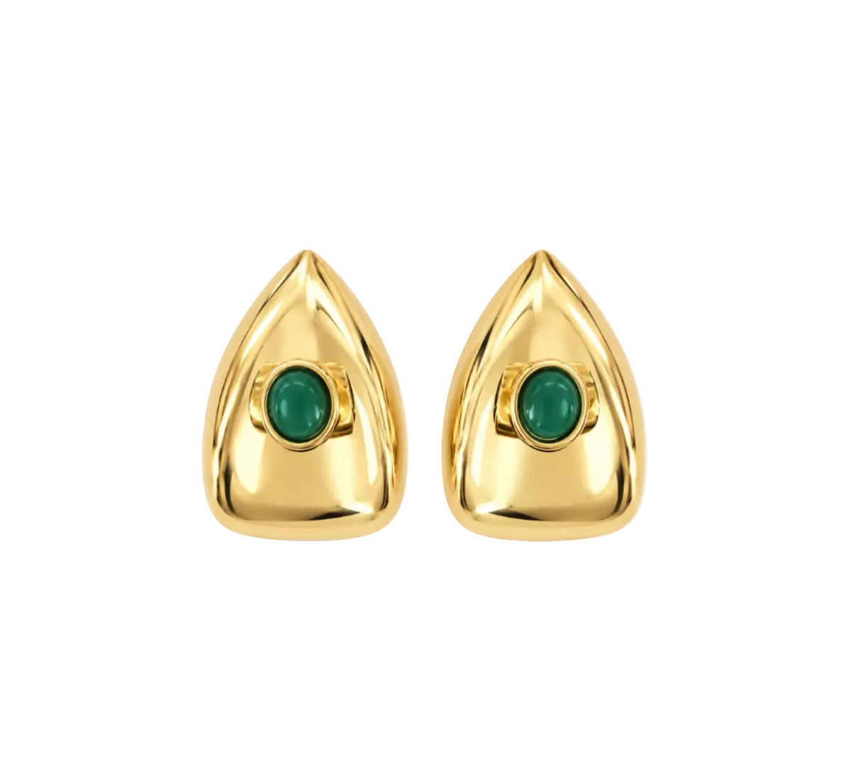 Emerald Eclipse Earrings