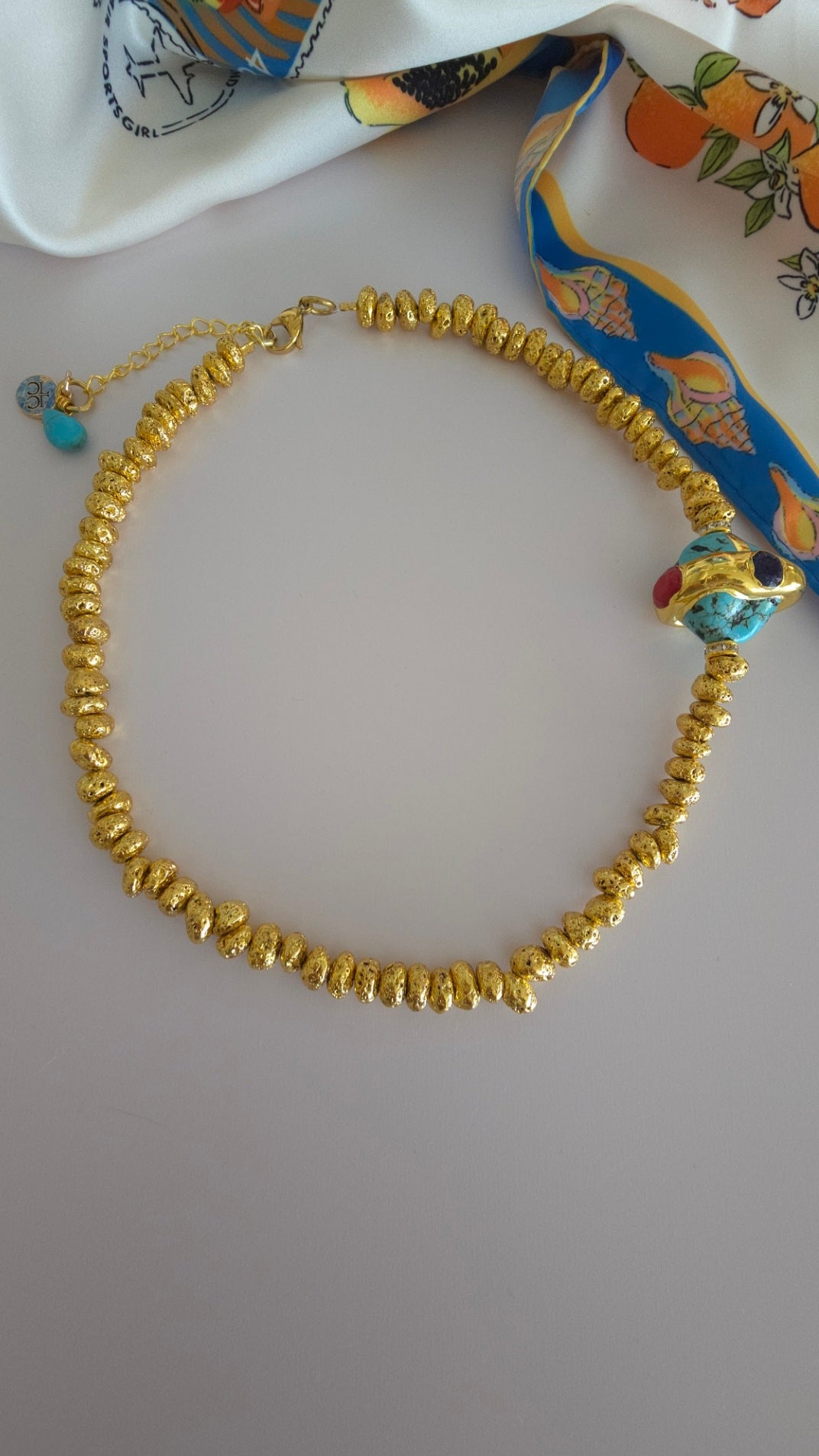 Mosaic Gold Necklace
