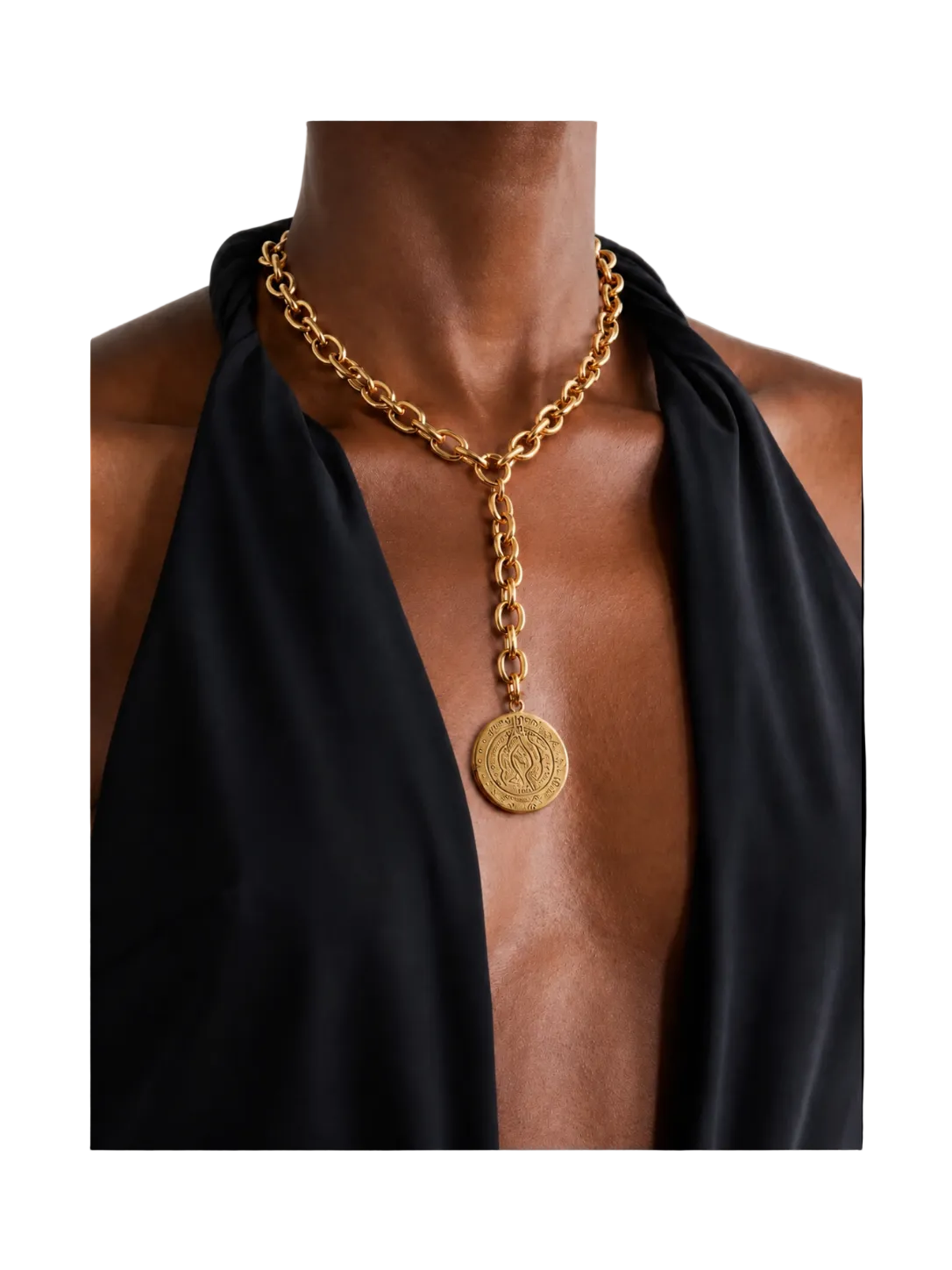 Capri Medallion Talisman Necklace
