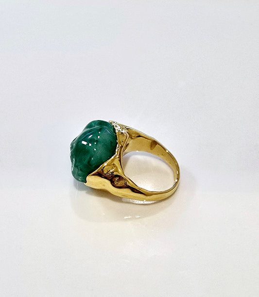 Martini Mode Ring Jade