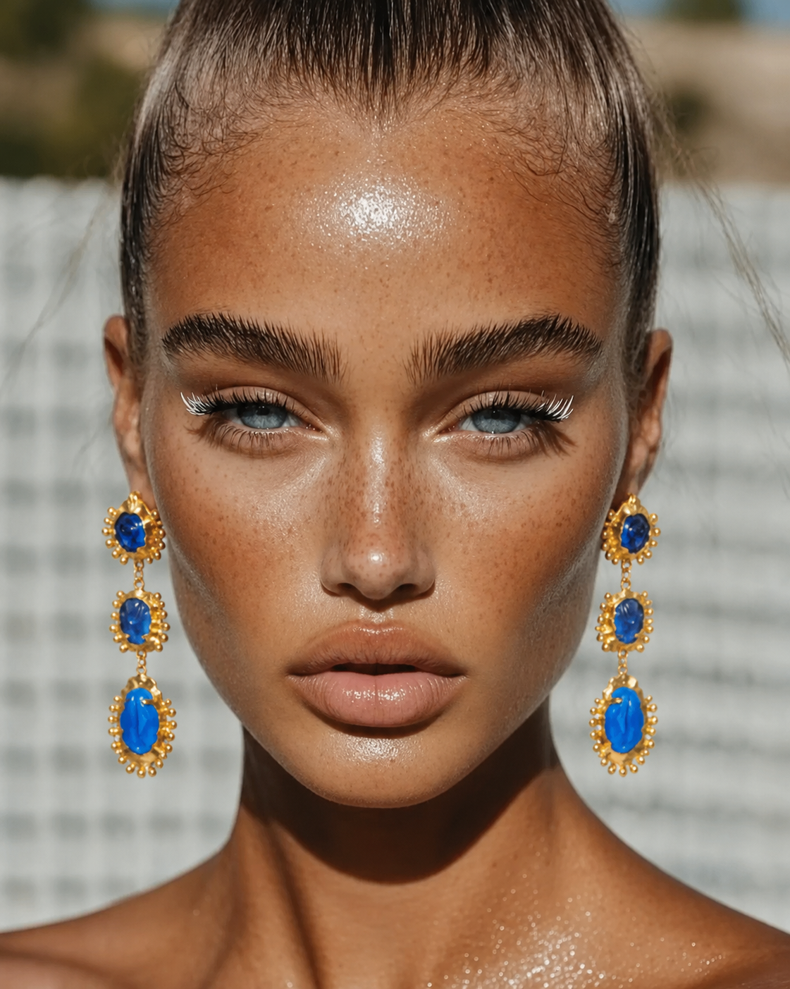 Moonlit Riviera Earring Blue