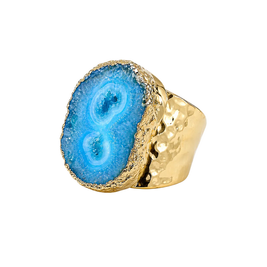 Ocean Wisdom in Turquoise Ring