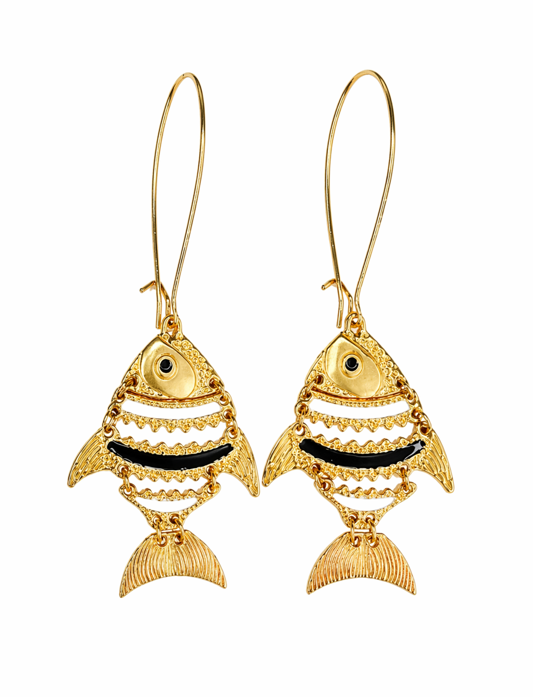 Lucky Goldfish Drop Earrings