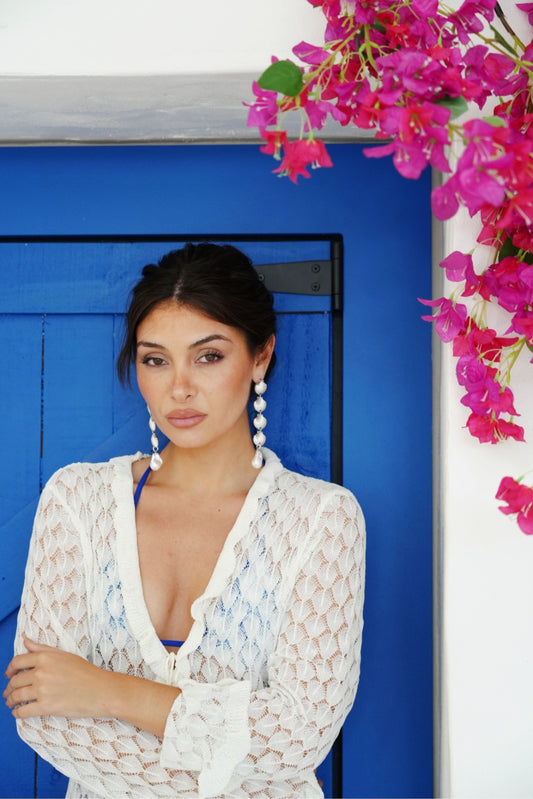 Isola Shell Pearl Earrings