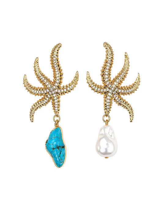 Medusa Star Earrings