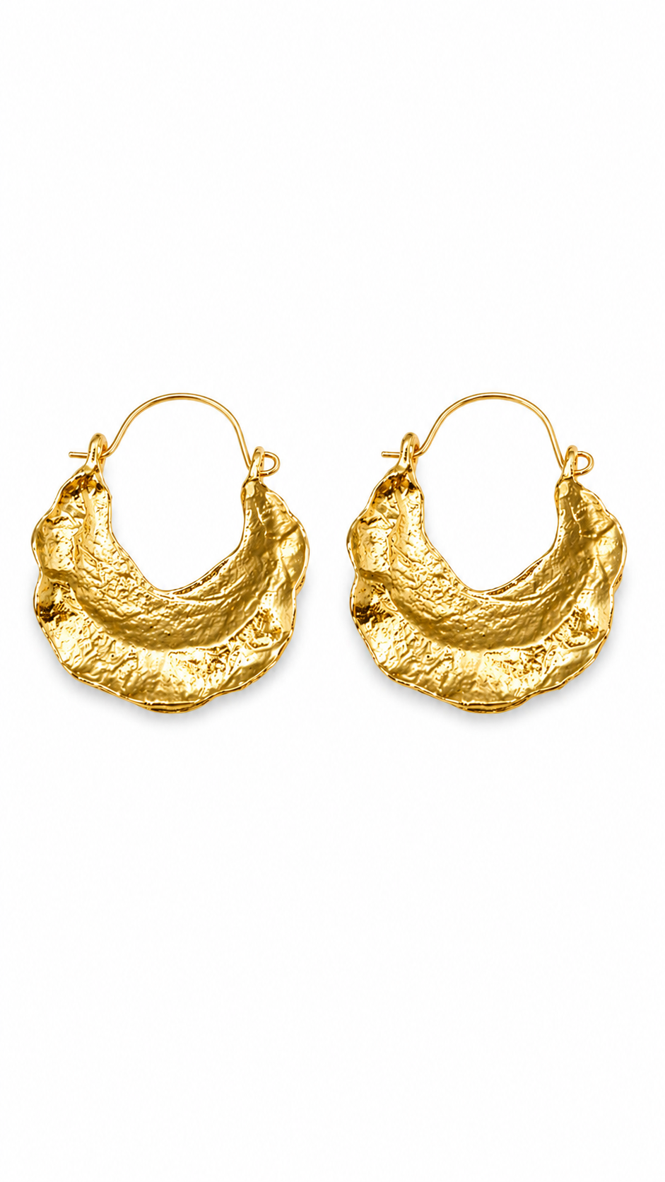 Off Duty Gold Hoops